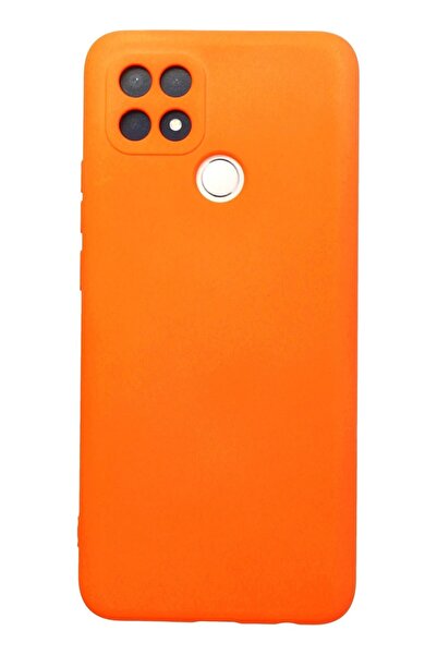 ETC Oppo A15 Case Nano Inside Velvet Silicone - Orange-(5796) - Myg4066-5591