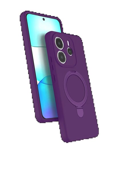 feifei غطاء حماية ماج سيف من ريجال لهاتف شاومي ريدمي نوت 14 4G - بنفسجي غامق - (5796) - VOANFD7978-1561