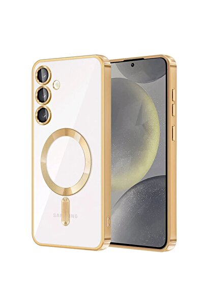 Khayra غطاء حماية مغناطيسي لهاتف سامسونج جالاكسي S23 - ذهبي - (5796) - ESZAOC9290-7022