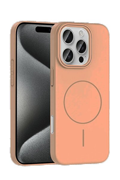 lowell home غطاء بروش ماج سيف لهاتف آيفون 16 برو ماكس - تيتانيوم صحراوي-(5796) - LOHO9523-4671