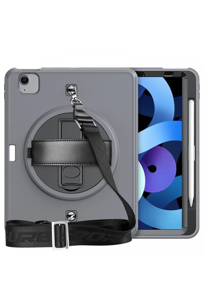 Khayra iPad Pro 11 (2020) Case Strap-C Otterbox Tablet Cover - Gray-(5796) - Eszaoc4897-3678