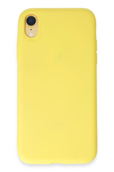lowell home iPhone Xr Case First Silicone - Yellow-(5796) - Loho6968-9152