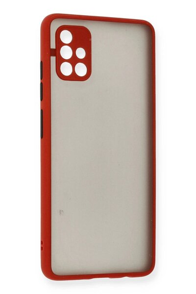 EGECEN غطاء حماية سامسونج جالاكسي A51 من السيليكون - أحمر-(5796) - VOANFD1960-7617