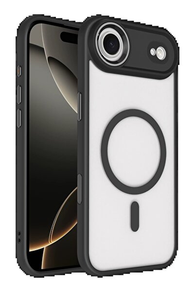 ETC غطاء ماج سيف لهاتف ابل ايفون 17 اير تيريا - أسود-(5796) - MYG4740-8147