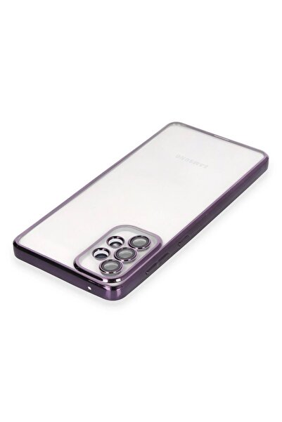 UStores Samsung Galaxy A53 5g Case Silicone with Lens - Purple-(5796) - Ufukaal9019-9798