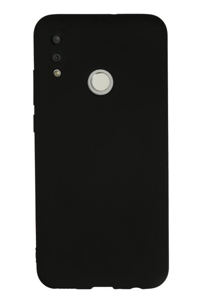 Khayra حافظة هواوي بي سمارت 2019 من السيليكون المخملي الداخلي - أسود-(5796) - ESZAOC9323-1934