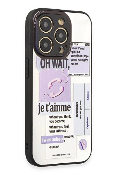 Khayra غطاء حماية لهاتف iPhone 12 Pro Max بنمط مرآة - مرآة - 4-(5796) - ESZAOC7186-1389