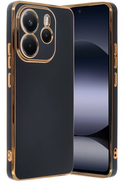 toyigoo حافظة هاتف Xiaomi Redmi Note 14 4G من السيليكون - أسود-(5796) - VOANFD4790-4537