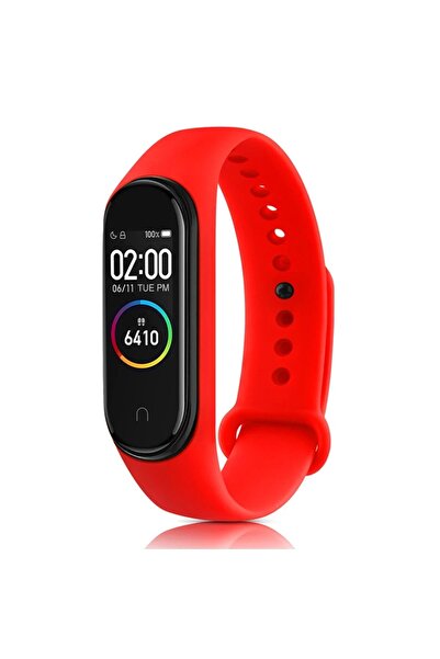 Genel Markalar CPT83 Xiaomi Mi Band 6 Klasik Kordon - Kırmızı