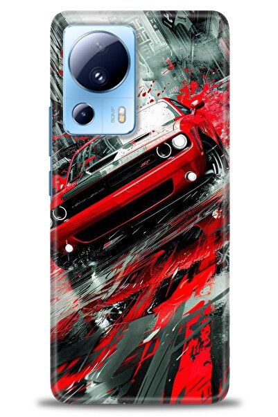 kılıfevreni غطاء متوافق مع هاتف Xiaomi Mi 13 Lite A+ Plus غطاء HD مطبوع - غطا...