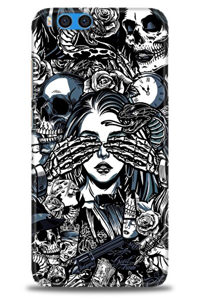 kılıfevreni حافظة متوافقة مع هاتف Xiaomi Mi Note 3 + واقي شاشة من السيراميك غ...