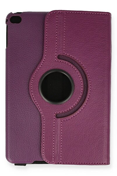 OEM iPad Mini 4 Case 360 Compatible Tablet Leather Case - Plum-(5796) - Netihv5693-6256