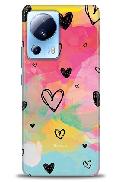 kılıfevreni غطاء متوافق مع هاتف Xiaomi Mi 13 Lite A+ Plus HD مطبوع - غطاء من ...