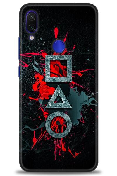 kılıfevreni جراب متوافق مع هاتف Xiaomi Redmi Note 7 A+ Plus + واقي شاشة سيرام...