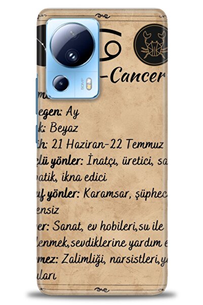 kılıfevreni غطاء متوافق مع هاتف Xiaomi Mi 13 Lite A+ Plus HD مطبوع - غطاء من ...