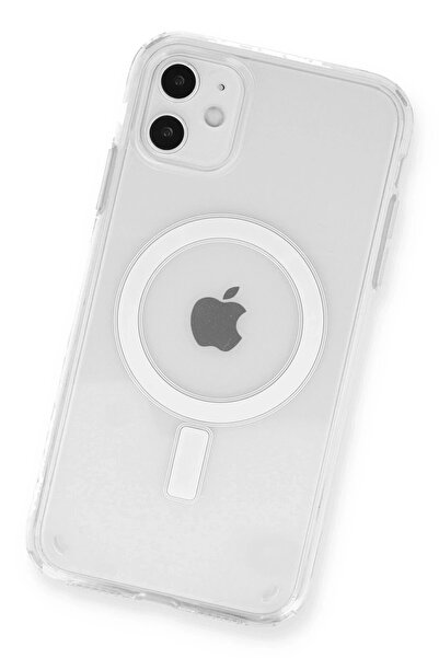UStores iPhone 11 Case Magneticsafe Transparent Silicone - Transparent-(5796) - Ufukaal9391-6497
