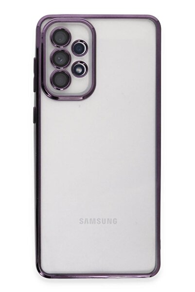 UStores Samsung Galaxy A53 5g Case Silicone with Lens - Purple-(5796) - Ufukaal9019-9798