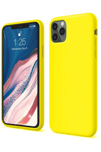 lowell home iPhone 11 Pro Case First Silicone - Yellow-(5796) - Loho6685-4696