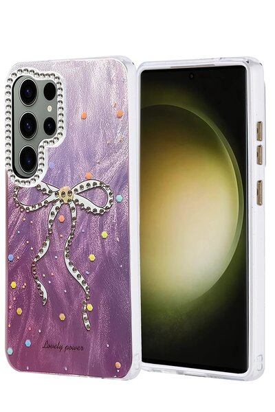 feifei غطاء حماية لهاتف سامسونج جالاكسي S25 ألترا بنمط مرآة شفرة - نمط 1-(5796) - VOANFD1107-4007