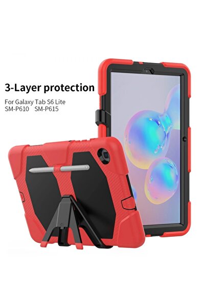 Khayra Samsung Galaxy Tab A7 10.4 Case Griffin Tablet Cover - Red-(5796) - Eszaoc9997-2963