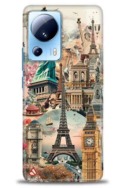 kılıfevreni غطاء متوافق مع هاتف Xiaomi Mi 13 Lite A+ Plus HD مطبوع - غطاء من ...