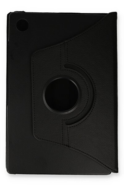Khayra Samsung Galaxy Tab A9 Plus Case 360 Tablet Leather Case - Black-(5796) - Eszaoc1159-2568