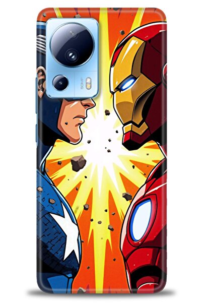 kılıfevreni غطاء متوافق مع هاتف Xiaomi Mi 13 Lite A+ Plus HD مطبوع - غطاء من ...