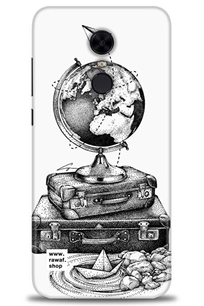 kılıfevreni جراب متوافق مع هاتف Xiaomi Redmi 5 Plus + واقي شاشة من السيراميك ...