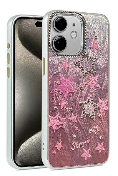 ETC غطاء حماية لهاتف آيفون 11 - غطاء بنمط مرآة - نمط 7-(5796) - MYG7607-1277