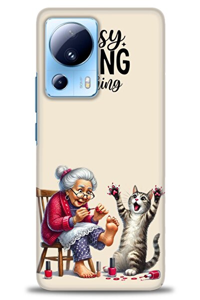 kılıfevreni غطاء متوافق مع هاتف Xiaomi Mi 13 Lite A+ Plus HD مطبوع - غطاء من ...