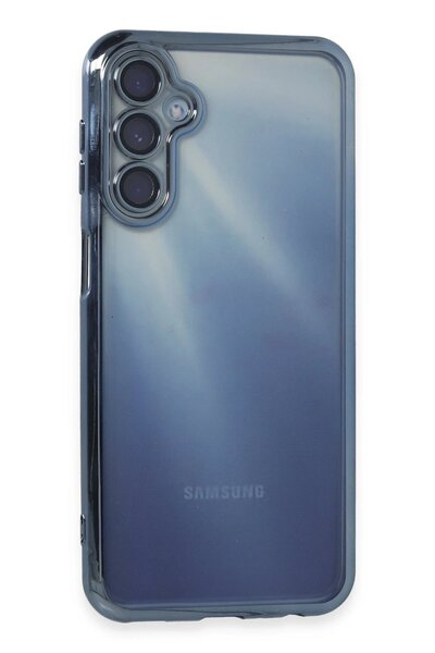 Khayra حافظة سامسونج جالاكسي A25 5G من السيليكون مع عدسة - أزرق فاتح-(5796) - ESZAOC3183-8683