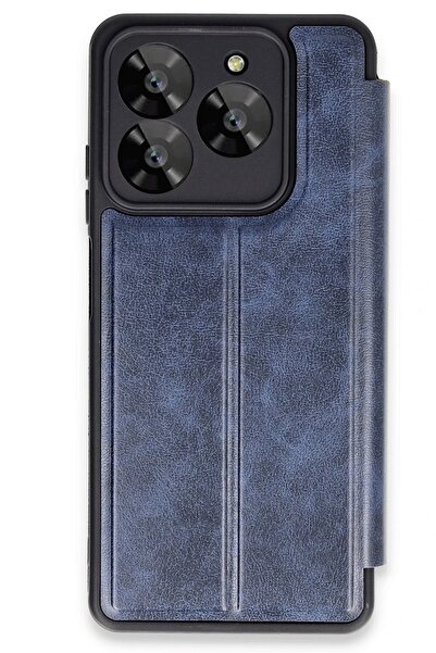 ETC غطاء حماية قابل للطي من جنرال موبايل إيرا 30 - أزرق داكن-(5796) - MYG3998-8675