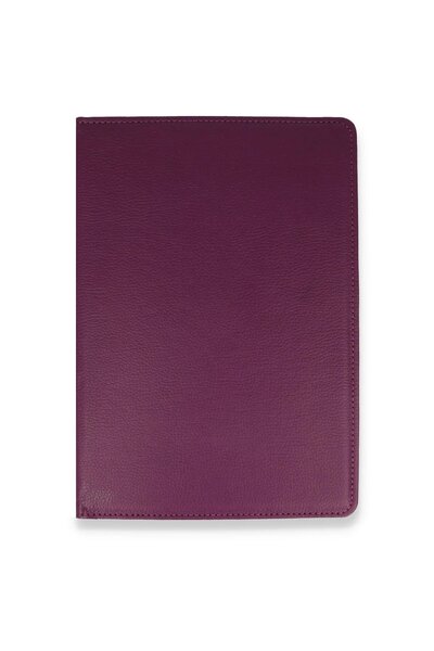 Khayra Samsung Galaxy T220 Tab A7 Lite 8.7 Case 360 Tablet Leather Case - Plum-(5796 - Eszaoc3856-8