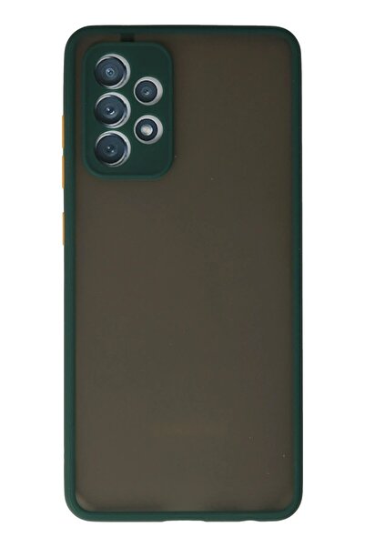 Khayra غطاء حماية سامسونج جالاكسي A72 من السيليكون مونتريال - أخضر داكن - (5796) - ESZAOC1110-5661