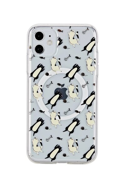 toyigoo غطاء تانيا ماج سيف لهاتف آيفون 11 - نمط 4-(5796) - VOANFD5595-4616