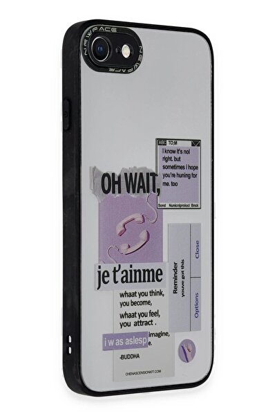 ETC غطاء حماية لهاتف آيفون 7 بنمط مرآة - مرآة - 4-(5796) - MYG8813-1396