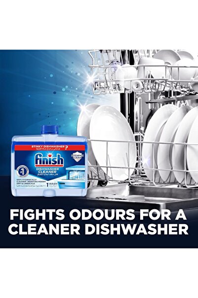 Finish Dishwasher Machine Cleaner, 250ml x 2