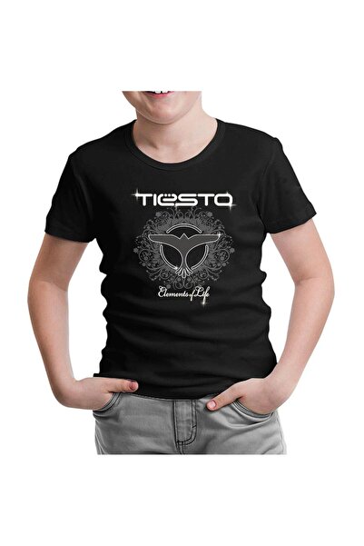 Lord T-Shirt تيشيرت دي جي تيستو - إيليمنتس أوف لايف للأطفال باللون الأسود