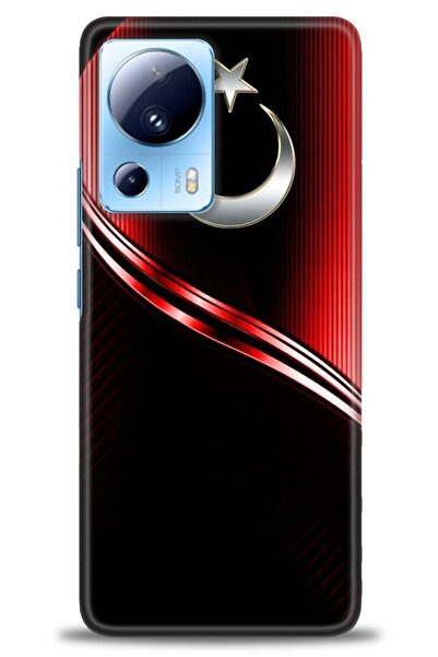 kılıfevreni غطاء متوافق مع هاتف Xiaomi Mi 13 Lite A+ Plus غطاء HD مطبوع - غطا...