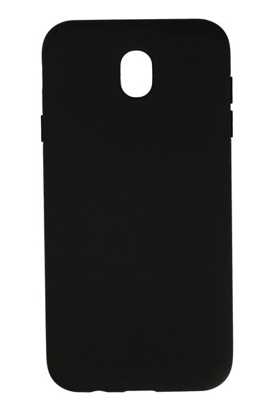 Khayra حافظة سامسونج جالاكسي J7 برو / J730 من السيليكون المخملي الداخلي - أسود-(5796) - ESZAOC9897-4926