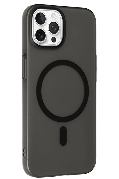 lowell home غطاء ماج سيف رفيع لهاتف آيفون 15 برو من تونا - أسود-(5796) - LOHO...