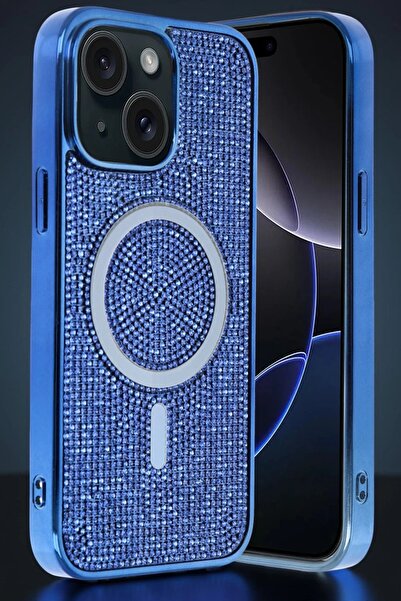 Khayra غطاء هيلين ماج سيف لهاتف ابل ايفون 14 - بنفسجي غامق - (5796) - ESZAOC8880-6975