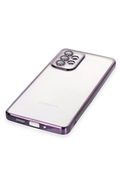 UStores Samsung Galaxy A53 5g Case Silicone with Lens - Purple-(5796) - Ufukaal9019-9798