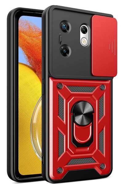Khayra Infinix Zero 30 4g Case Pars Silicone with Lens Ring - Red-(5796) - Eszaoc9771-3200