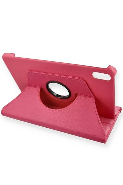 Khayra Xiaomi Redmi Pad 2 Case 360 Tablet Leather Case - Pink-(5796) - Eszaoc1373-6897