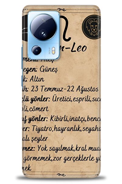 kılıfevreni غطاء متوافق مع هاتف Xiaomi Mi 13 Lite A+ Plus غطاء HD مطبوع - غطا...