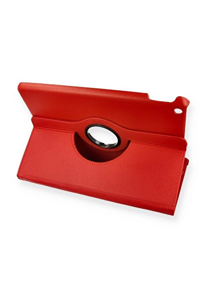 Khayra iPad Pro 13 (2024) Case 360 Tablet Leather Case - Red-(5796) - Eszaoc9264-8122