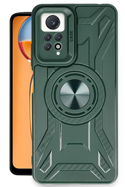 Khayra حافظة هاتف Xiaomi Redmi Note 12 Pro 4G من السيليكون - أخضر داكن - (5796) - ESZAOC6599-7797