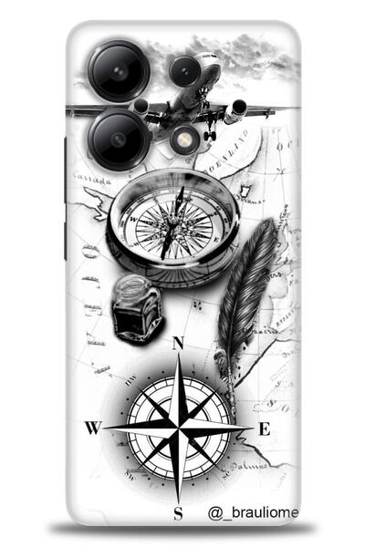 kılıfevreni جراب متوافق مع هاتف Xiaomi Redmi Note 13 4G A+ Plus + واقي شاشة س...