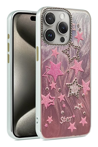 ETC غطاء حماية لهاتف آيفون 14 برو بنمط مرآة - نمط 7-(5796) - MYG3215-8769